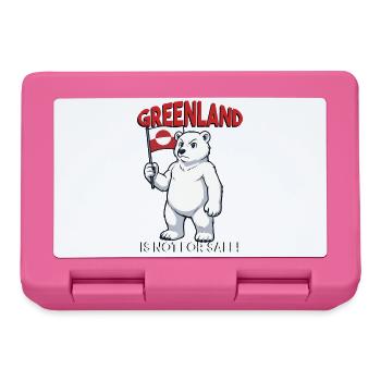 Greenland Is Not For Sale - Brotdose - Pink - Vorne