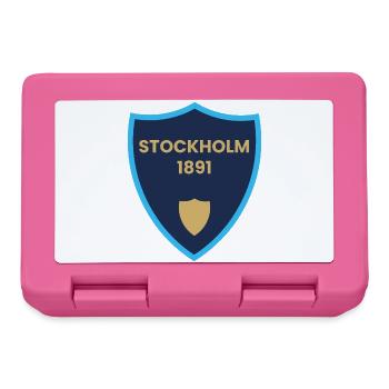 Stockholm 1891 Shield Design - Lunchbox - pink - Front