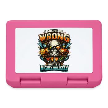 I might be wrong but its highly unlikely - Lunchbox - pink - Front