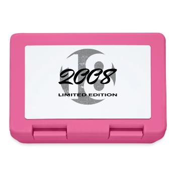 18th Birthday 2008 Boys and Girls Gift - Lunchbox - pink - Front