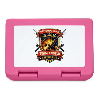 Team Angeln: Captain Biss Wettkampfmodus - Brotdose - Pink - Vorne