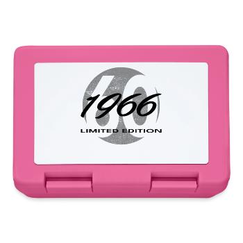 60th Birthday 1966 Gift for Men and Women - Lunchbox - pink - Front
