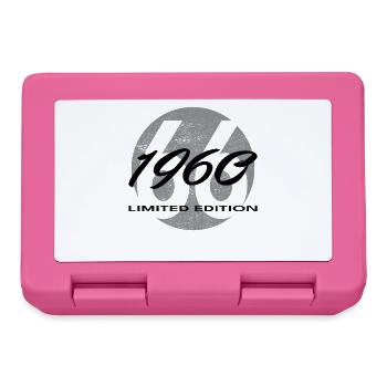 66th Birthday 1960 Gift for Men and Women - Lunchbox - pink - Front