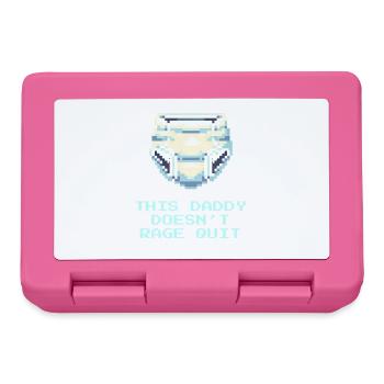 This daddy doesn't rage | Dad - Lunchbox - pink - Front