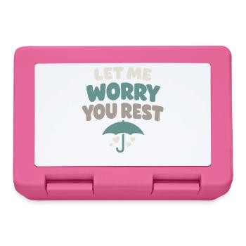 Family Provision Emergency Planner Prepper - Lunchbox - pink - Front