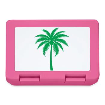 Palme - Brotdose - Pink - Vorne