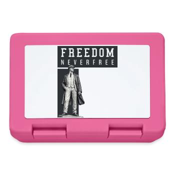 Freedom Never Free - Lunchbox - pink - Front