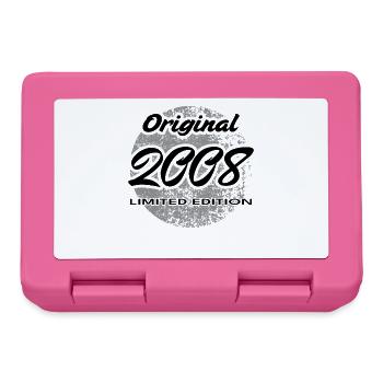 18th Birthday 2008 Boys and Girls Gift - Lunchbox - pink - Front