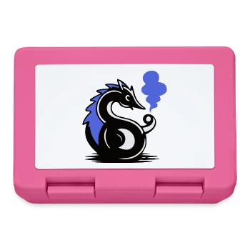 Blauer Glut-Seepferdchen - Brotdose - Pink - Vorne