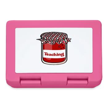 Lehrjam: Teaching ist mein Jam - Brotdose - Pink - Vorne