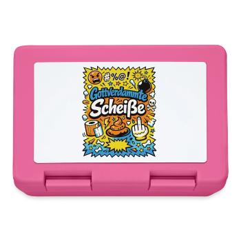Gottverdammte Scheiße! Comic-Explosion - Brotdose - Pink - Vorne