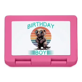 Funny Honey Badger - Brotdose - Pink - Vorne