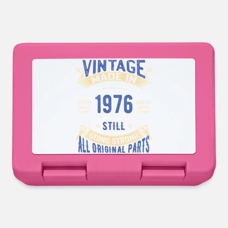 Vintage 1976 läuft immer noch stark - Brotdose - Pink
