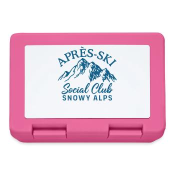 Après Ski Social Club Bernese Alps - Lunchbox - pink - Front