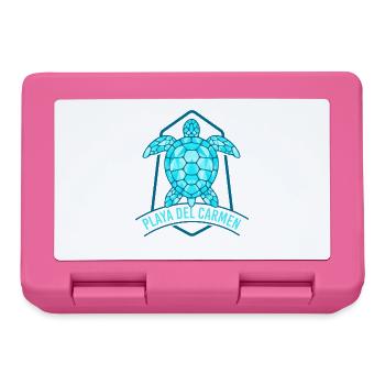 Playa Del Carmen Retro Spring Break Cruise Vibes - Lunchbox - pink - Front