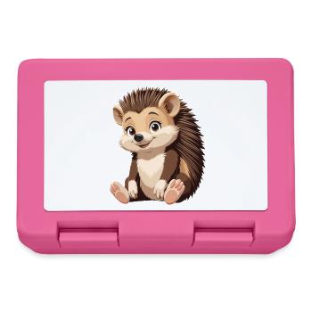 Kuscheliger Igel Illustration - Brotdose - Pink - Vorne