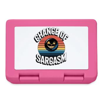 Chance of Sarcasm - Retro Grin - Lunchbox - pink - Front