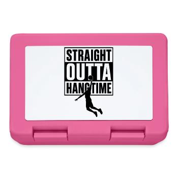 Straight Outta Hangtime Basketball Sports - Lunchbox - pink - Front