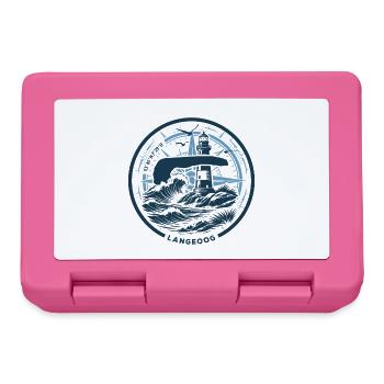 Langeoog | When the Island Calls - Waves North Sea - Lunchbox - pink - Front
