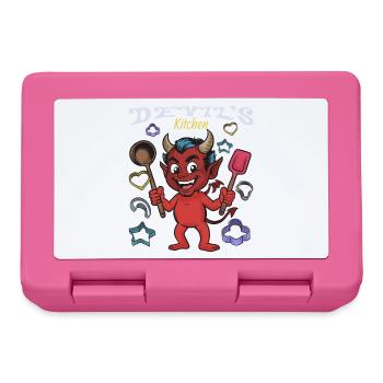 Devil's Kitchen Cooking Devil - Lunchbox - pink - Front