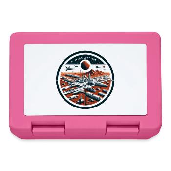 Mars Junction Raumhafen Patch - Brotdose - Pink - Vorne