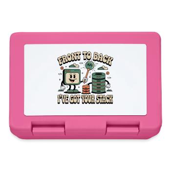 From Front to Back: Full Stack Developers - Lunchbox - pink - Front