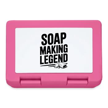 Légende de la fabrication de savon - Boîte à goûter - rose - Devant