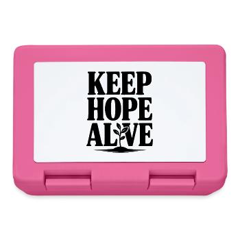 Keep Hope Alive - Lunchbox - pink - Front