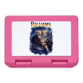 Brahms Piano Storm - Lunchbox - pink - Front