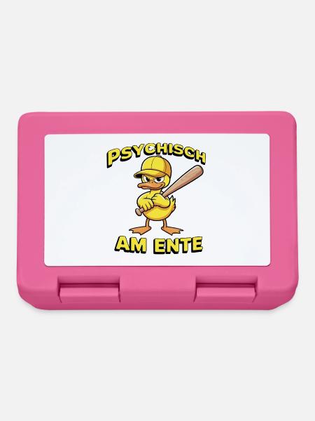 Psychisch Am Ente Lustige Ente Mit - Brotdose - Pink