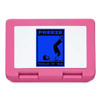 Affiche Retro Fitness Freeze Hold It '84 - Boîte à goûter - rose - Devant