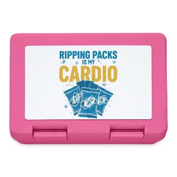 Packs zu rippen ist mein Cardio-Sammelkarten-Booster - Brotdose - Pink - Vorne