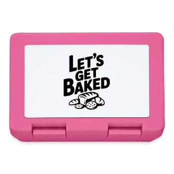 Let's Get Baked - Lunchbox - pink - Front