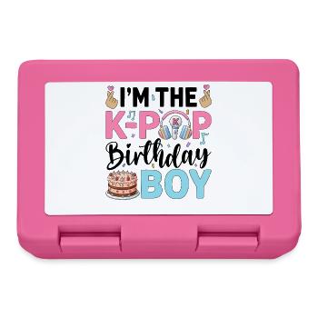 I'm The K-Pop Birthday Boy - Brotdose - Pink - Vorne