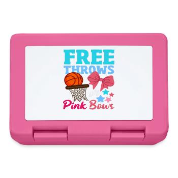 Lancers francs ou basket à force - Boîte à goûter - rose - Devant