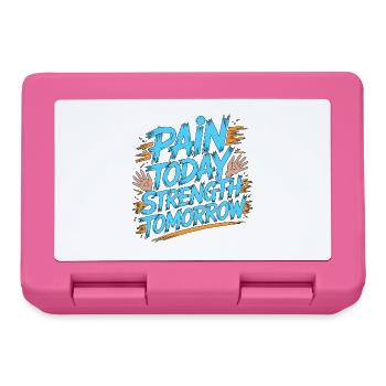 Thérapeute de la main Douleur aujourd’hui Orthopédie Strength - Boîte à goûter - rose - Devant