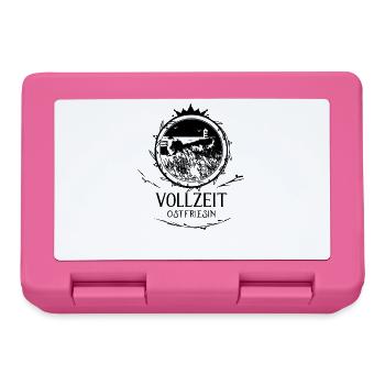 Vollzeit Ostfriesin VollzeitOstfriesin - Brotdose - Pink - Vorne