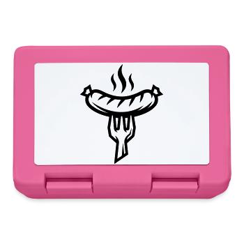 Wurst Bratwurst - Brotdose - Pink - Vorne