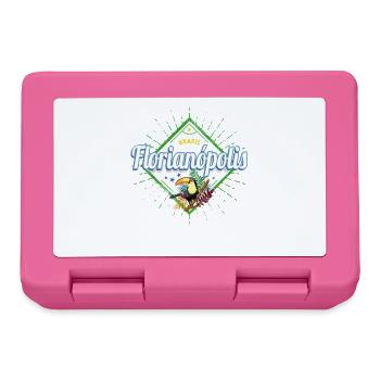 Florianopolis Santa Catarina Brasilien Souvenir - Brotdose - Pink - Vorne