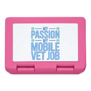 Mobile Vet My Passion My Pet Care Professional - Lunchbox - pink - Front
