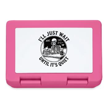 Teacher Humor Design for Annoyed Teachers - Lunchbox - pink - Front