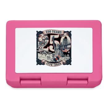250 Years America 1776-2026 - Brotdose - Pink - Vorne