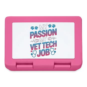 Vet Tech My Passion My Animal Care Professional - Lunchbox - pink - Front