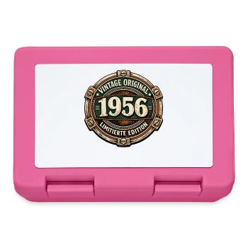 Vintage Original 1956 limitierte Edition - Brotdose - Pink - Vorne