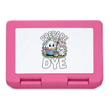 Prepare To Dye Funny Easter Saying - Lunchbox - pink - Front