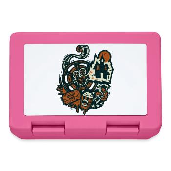 Horror Kino Retro Film Design - Brotdose - Pink - Vorne