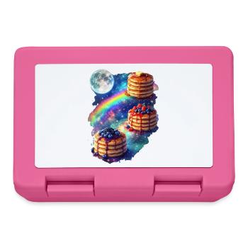 Kosmische Pfannkuchen Galaxie - Brotdose - Pink - Vorne