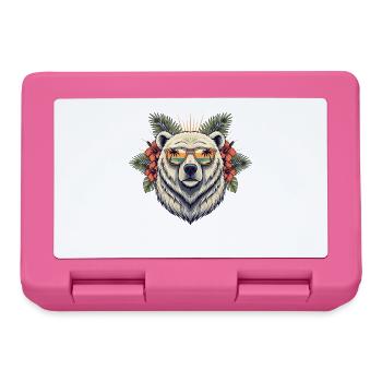 Polarbär Tropen Sonnenbrille - Brotdose - Pink - Vorne