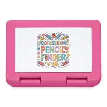 Elementary Teacher Professional Pencil Educator - Lunchbox - pink - Front
