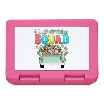 Birthday Squad Happy Easter Kids Birthday - Lunchbox - pink - Front